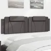 vidaXL Kopfteil-Kissen "Viana" Grau 180 cm Kunstleder Produktbild-Vorschau 2