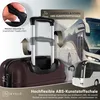 Devillo® Kofferset 4tlg. S-M-L-XL, Terrabraun - Trolley Produktbild-Vorschau 4