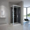 HOME DELUXE - Komplettdusche WAVE L - Schwarz,Maße: 100 x Produktbild-Vorschau 3