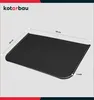 A black rectangular metal plate with dimensions indicated by arrows and text. Anteprima dell’immagine prodotto
