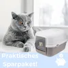 2x Katzenklo mit Deckel - Kippbare Haube - Aktivkohlefilter Produktbild-Vorschau 6