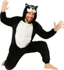 Pigiama Onesie Kigurumi Costume Travestimento Husky Nero Anteprima dell’immagine prodotto 5