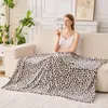 Přikrývka s leopardím vzorem v krémové barvě, 127 x 152,4 Náhled obrázku produktu 2