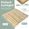 Holzfliese Kiefernholz 95x95cm - Fliese Geriffelt | Produktbild-Vorschau 2