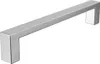 Orlando Edelstahl Möbelgriff LA 192mm eckig 12x6mm – matt Produktbild-Vorschau 1