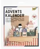 Folia Adventskalender SANTA & FRIENDS mehrfarbig Produktbild-Vorschau 1
