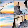 Poster - Poster ohne Rahmen - Brücke See - 70x50 cm - Wand Produktbild-Vorschau 8