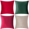 Weihnachten Kissenbezug 45x45 4er Set Premium Samt Produktbild-Vorschau 1