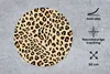 MuchoWow® Mauspad Mousepad Muster - Pantherdruck - Braun Produktbild-Vorschau 2