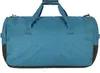A teal duffel bag with black accents is shown from the back against a white background. Náhľad obrázku produktu