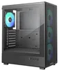 DeepCool CC550 4F, Midi Tower, PC, Schwarz, Mini-ITX, micro Produktbild-Vorschau 2