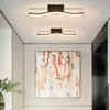 ZMH LED Deckenleuchte Schwarz, Modernes Wellen-Design, 34.5 Produktbild-Vorschau 3