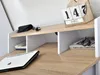 Scrivania NIVES - bianco / rovere sonoma Anteprima dell’immagine prodotto 4