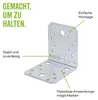 Alberts 25x Winkelverbinder Bauwinkel Verbinder Produktbild-Vorschau 5