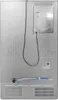 The back of a refrigerator, showing its internal components and wiring. Produktbild-Vorschau