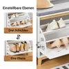 SoBuy Botník s chlopňou Lavica na topánky s vankúšom Komoda Náhľad obrázku produktu 9