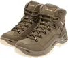 A pair of brown hiking boots on a white background. Produktbild-Vorschau