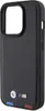 Etui BMW kožené razítko Tricolor Do Iphone 15 Pro - Czarne Náhled obrázku produktu 6