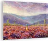 Bilder auf glas - Einteilig - Feld Frau Landschaft - Produktbild-Vorschau 1
