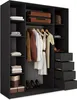 Masseno Schiebetürenschrank PINA 150/205/58 cm Produktbild-Vorschau 3