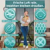 MIDORI Fliegengitter-Tür 90x240 cm Insektenschutz Balkontür Produktbild-Vorschau 2