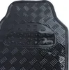 Auto Gummi Fußmatten universal Alu Riffelblech Optik Produktbild-Vorschau 5