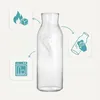 Carafe en verre Relaxdays, bouchon en liège, lot de 2, 1,2 Voir les images du produit 6