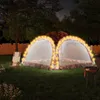 vidaXL Partyzelt mit LED und 4 Seitenwänden 3,6x3,6x2,3 m Produktbild-Vorschau 11