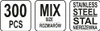 300 Stück Edelstahlmuttern Metr Mix - Yt-06773 Produktbild-Vorschau 5