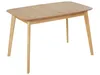 BELIANI Jídelní stůl světlý dub 120/150 x 75 cm 6místný Náhled obrázku produktu 6
