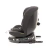A black car seat on a white background, viewed from the side. Podgląd zdjęcia produktu