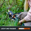WORX WG330E.9, 2,5 cm, Čierna, Oranžová, Titán, Batérie, 20 Náhľad obrázku produktu 7