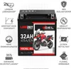 LANGZEIT YIX30L-BS GEL Motorradbatterie 12V 32Ah 415AEN Gel Produktbild-Vorschau 2