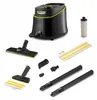 A collection of Karcher steam cleaner accessories and the main unit are displayed against a white background. Podgląd zdjęcia produktu