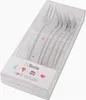 Alfa love forchetta da dessert con cuore set da 6 pezzi Anteprima dell’immagine prodotto 4