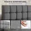 Yaheetech Polsterbett Doppelbett 140 x 200 cm, Bettgestell Produktbild-Vorschau 4