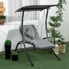 Outsunny Hollywoodschaukel, Gartenschaukel mit Kissen, Produktbild-Vorschau 5