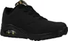 A single black sneaker with gold and brown accents on a white background. Anteprima dell’immagine prodotto