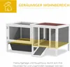 PawHut Hasenstall Kaninchenstall aus Holz mit Produktbild-Vorschau 4