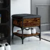 A shoe bench with storage and seating is shown in a hallway or entryway. Podgląd zdjęcia produktu