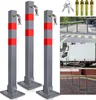 Bettizia Poteau de barrage 3X Barrière de parking Pliable Voir les images du produit 1