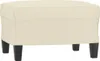 Tabouret de pied Crème 60x50x41 cm similicuir Voir les images du produit 1
