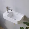 AQUABATOS Hängewaschbecken Keramik Waschtisch Produktbild-Vorschau 2