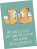 Mr. & Mrs. Panda Postkarte Junggesellenabschied Eskalation Produktbild-Vorschau 1