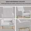 ProximaX Mid-Century Fauteuil à bascule rembourré moderne Voir les images du produit 7