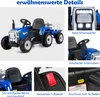 COSTWAY 12V 3-rýchlostný 3-8KM/H detský elektrický traktor Náhľad obrázku produktu 7