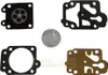 A collection of carburetor parts laid out on a white background. Podgląd zdjęcia produktu