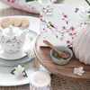 20 Servietten Bird and Blossom white - Vogel an pinke Produktbild-Vorschau 2