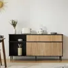Flieks Commode Armoire de salon avec 4 portes coulissantes, Voir les images du produit 2