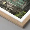 Gerahmtes Poster - Rahmen in heller Eiche - Tor Tür Grün - Produktbild-Vorschau 2